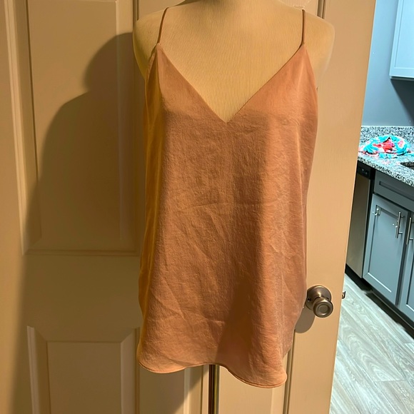 Express sz M spaghetti strap lined top -silky and classy looking - Picture 1 of 2